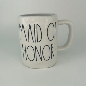 Rae Dunn Maid of Honor Mug 20 oz White Ceramic Wedding Coffee Cup Bridal
